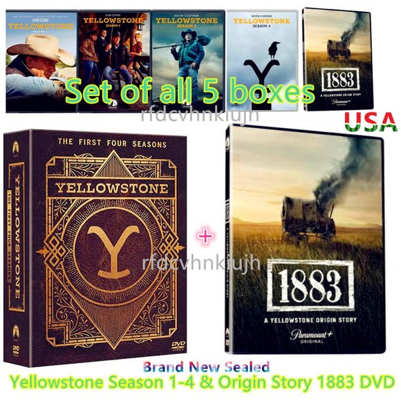 Yellowstone Season 14 DVD & A Yellowstone Origin Accents